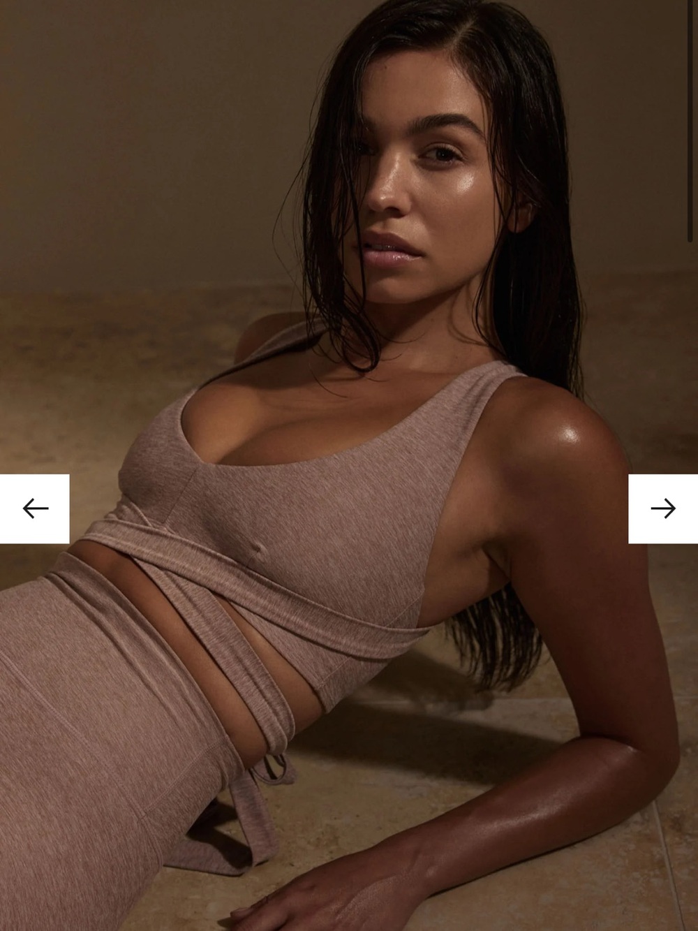 NWT Monday Body Hudson Bra Heather Mauve Medium